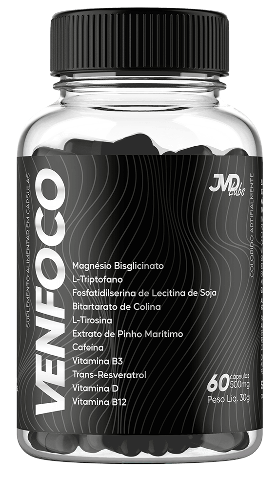 Venfoco – Clareza Mental e Concentração Máxima - Compre 1 Leve 2 + Frete Grátis
