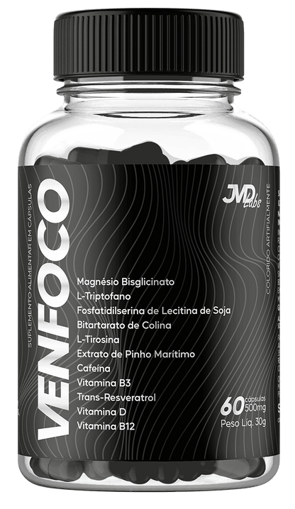 Venfoco – Clareza Mental e Concentração Máxima - Compre 1 Leve 2 + Frete Grátis